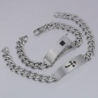 Stainless Steel Bracelet with a Secret Box / with a Cross Cut-Out